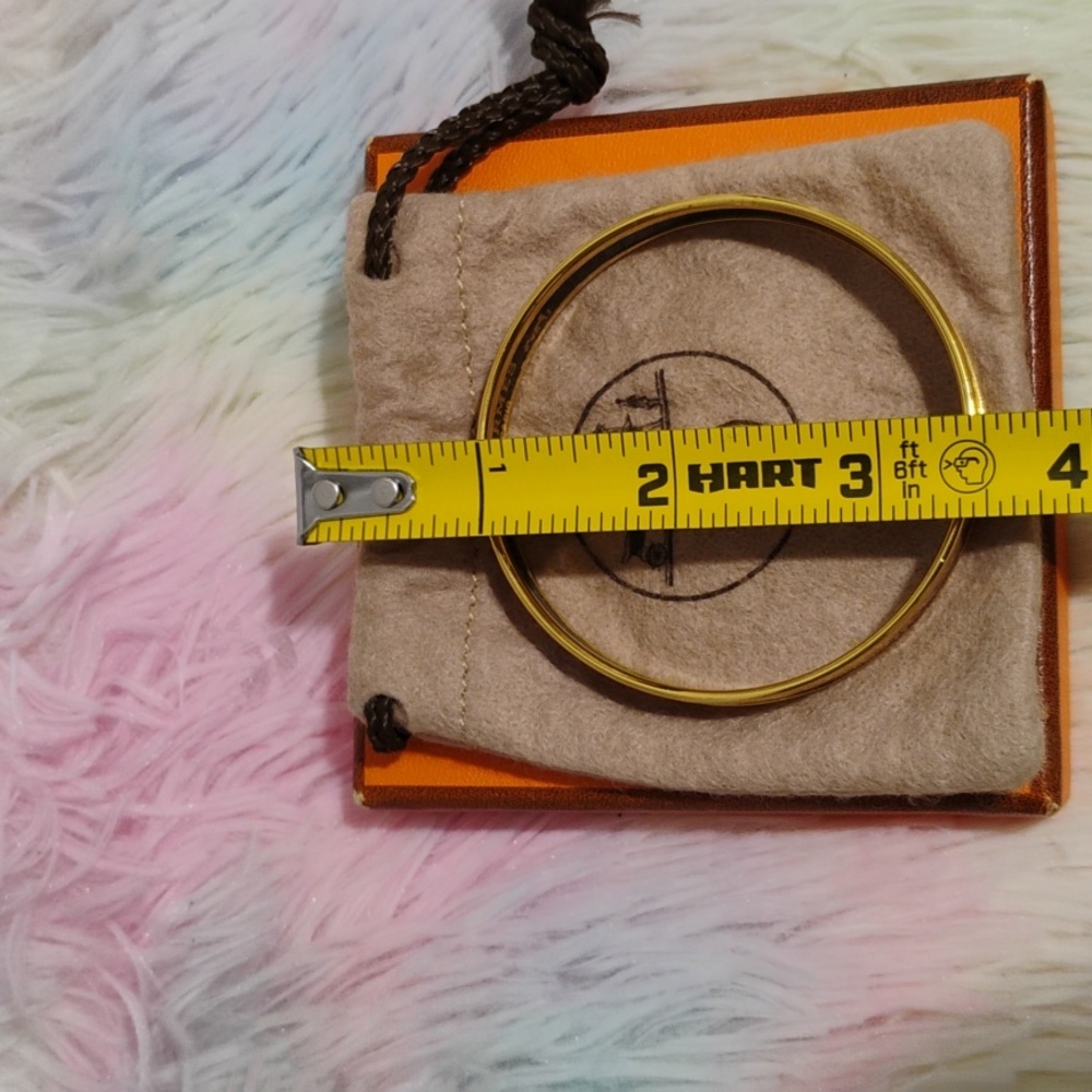 SALE! Authentic Hermes Red Enamel 6Cm Bangle W Box/Bag Amazing Condition - Picture 13 of 15